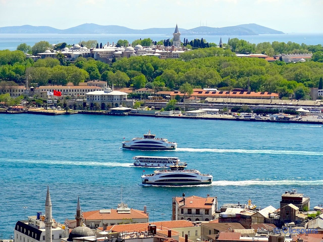 palais de Topkapi vue galata