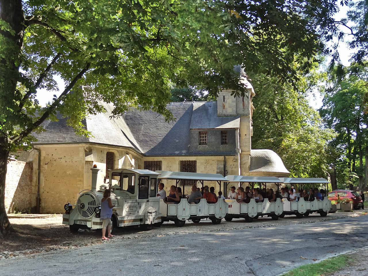 petit train à Honfleur