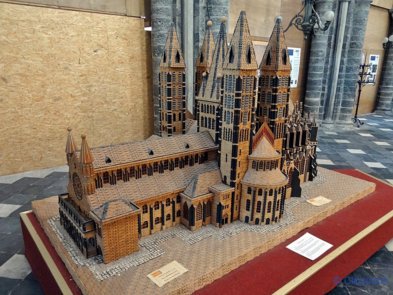 Maquette de la cathédrale Notre-Dame de Tournai