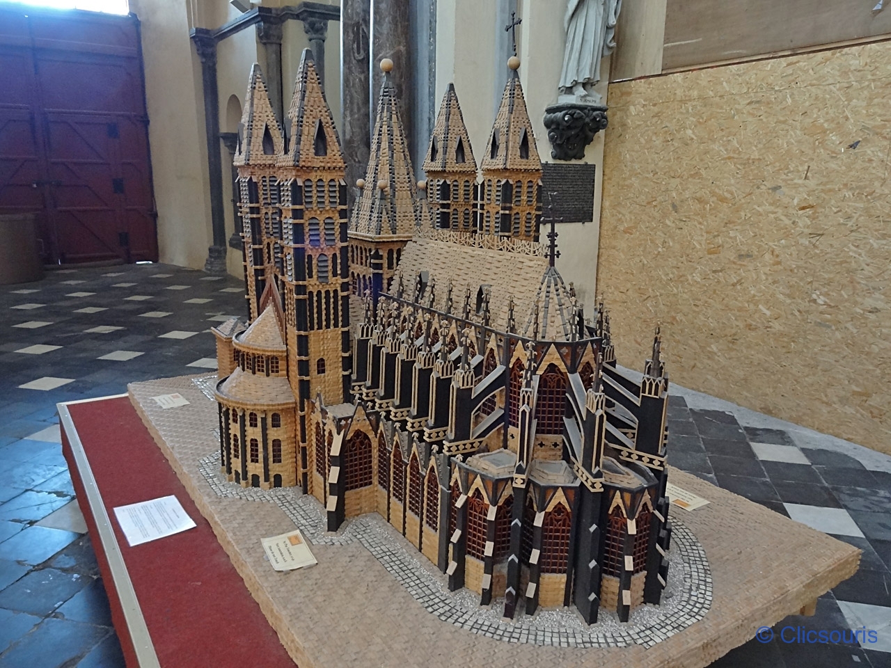 Maquette de la cathédrale Notre-Dame de Tournai