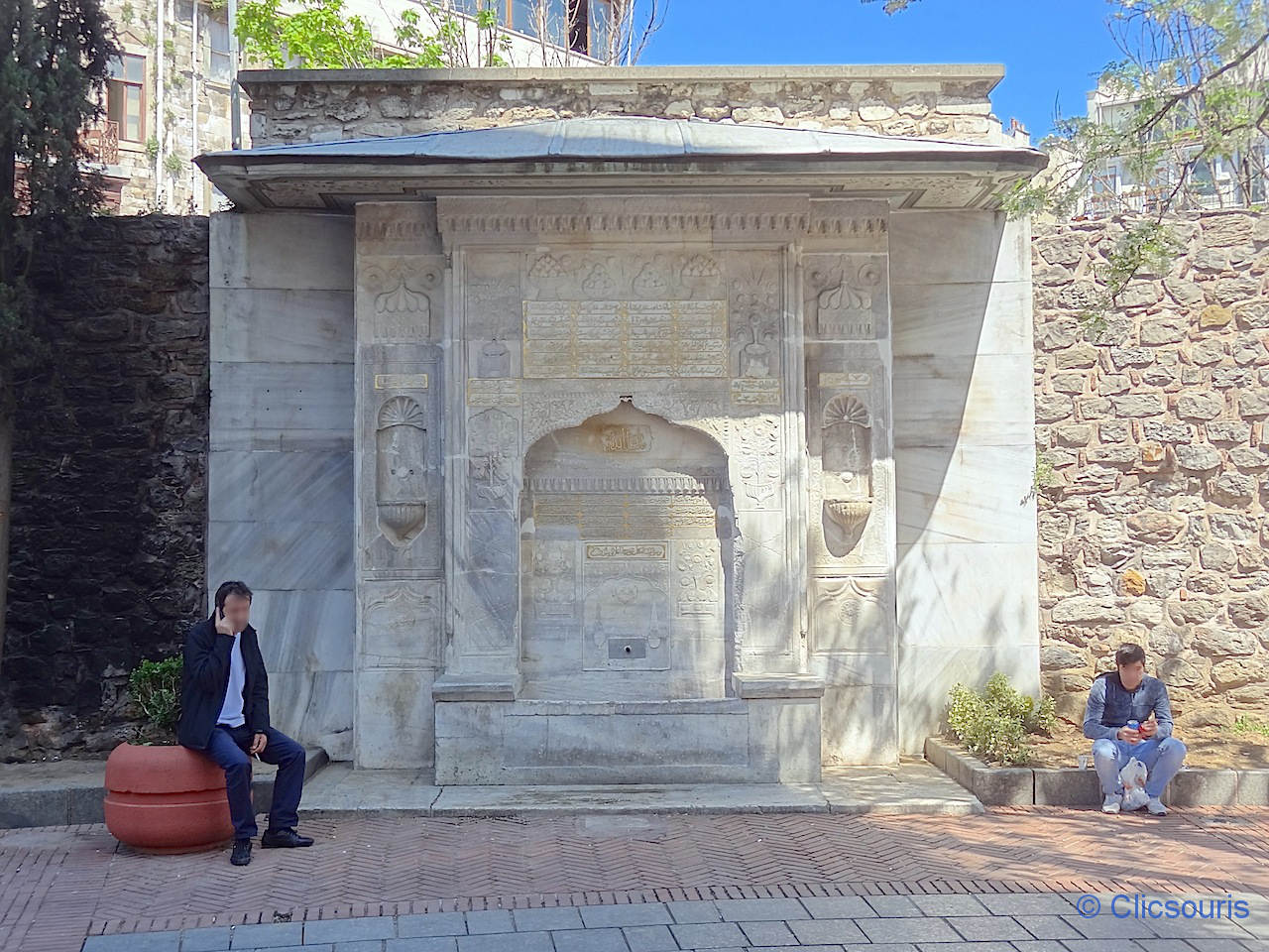 fontaine à Galata à Istanbul