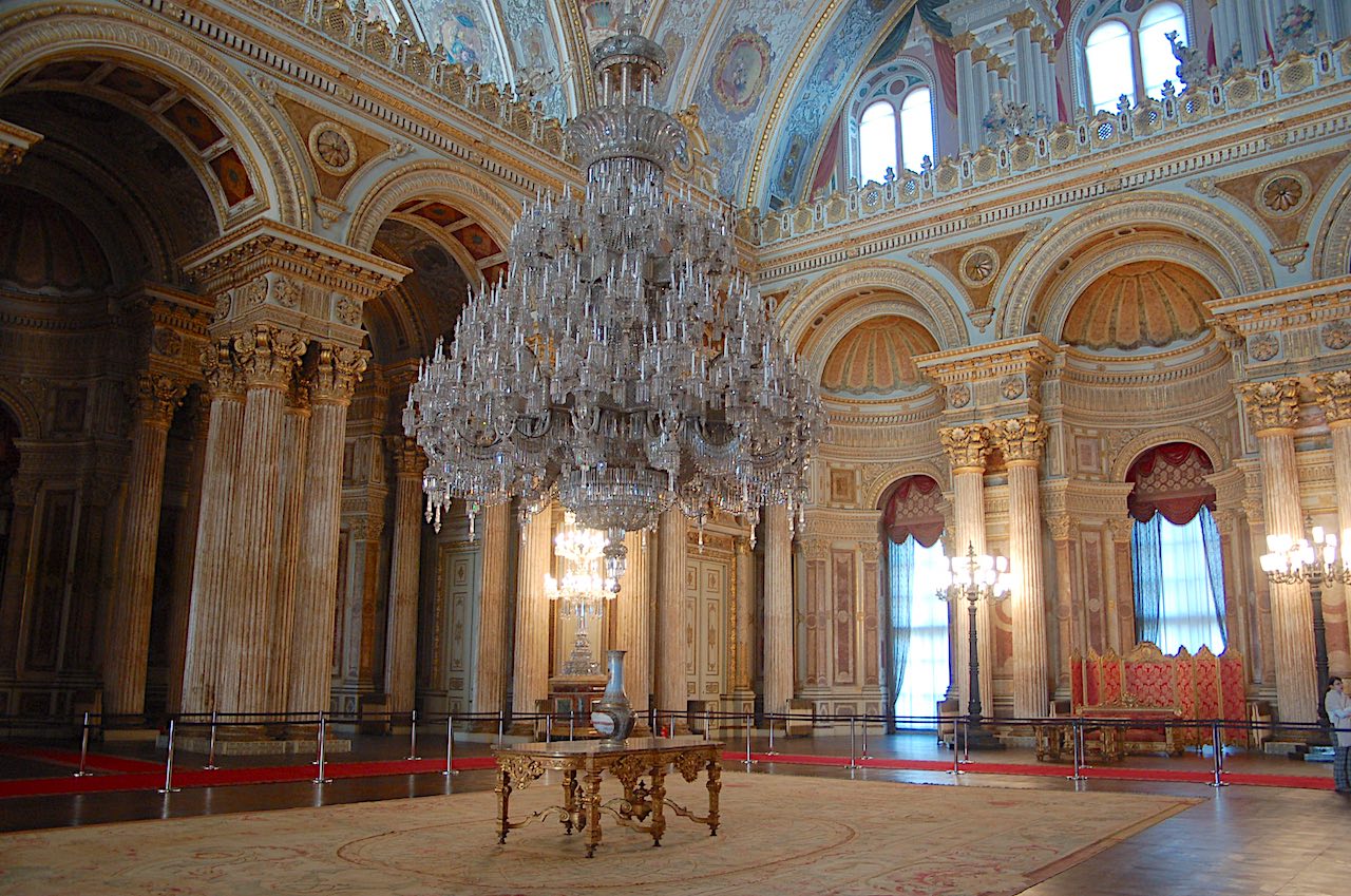 intérieur du palais de Dolmabhçe