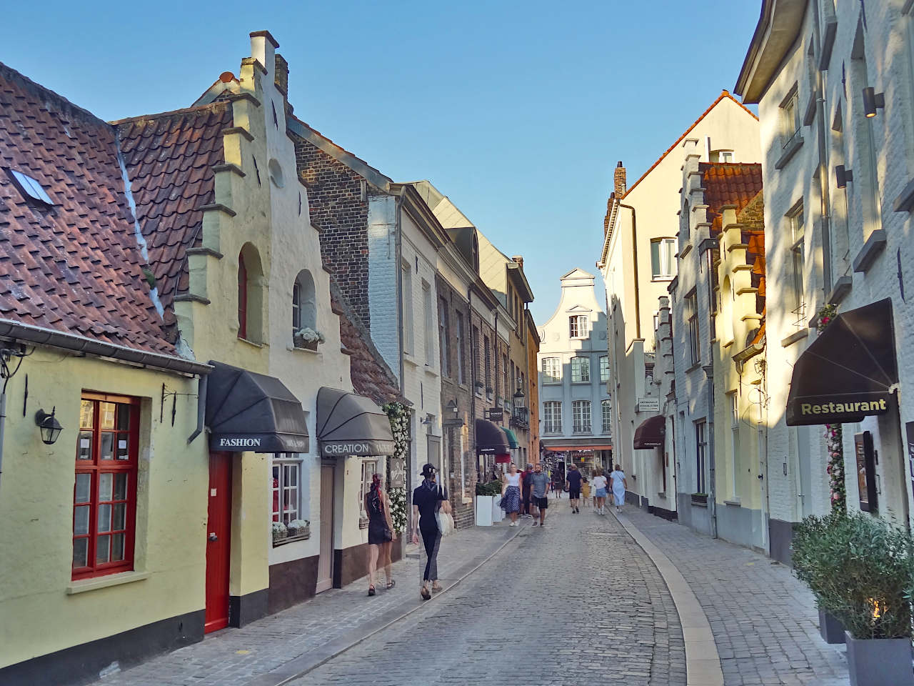une rue à Bruges