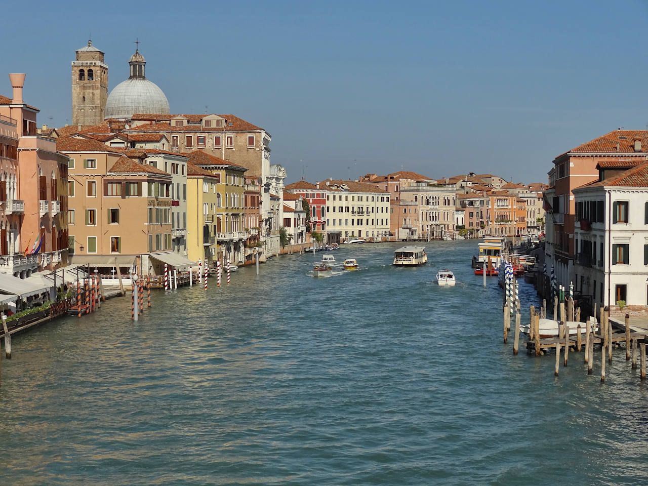 vue depuis le Ponte degli Scalzi à Venise