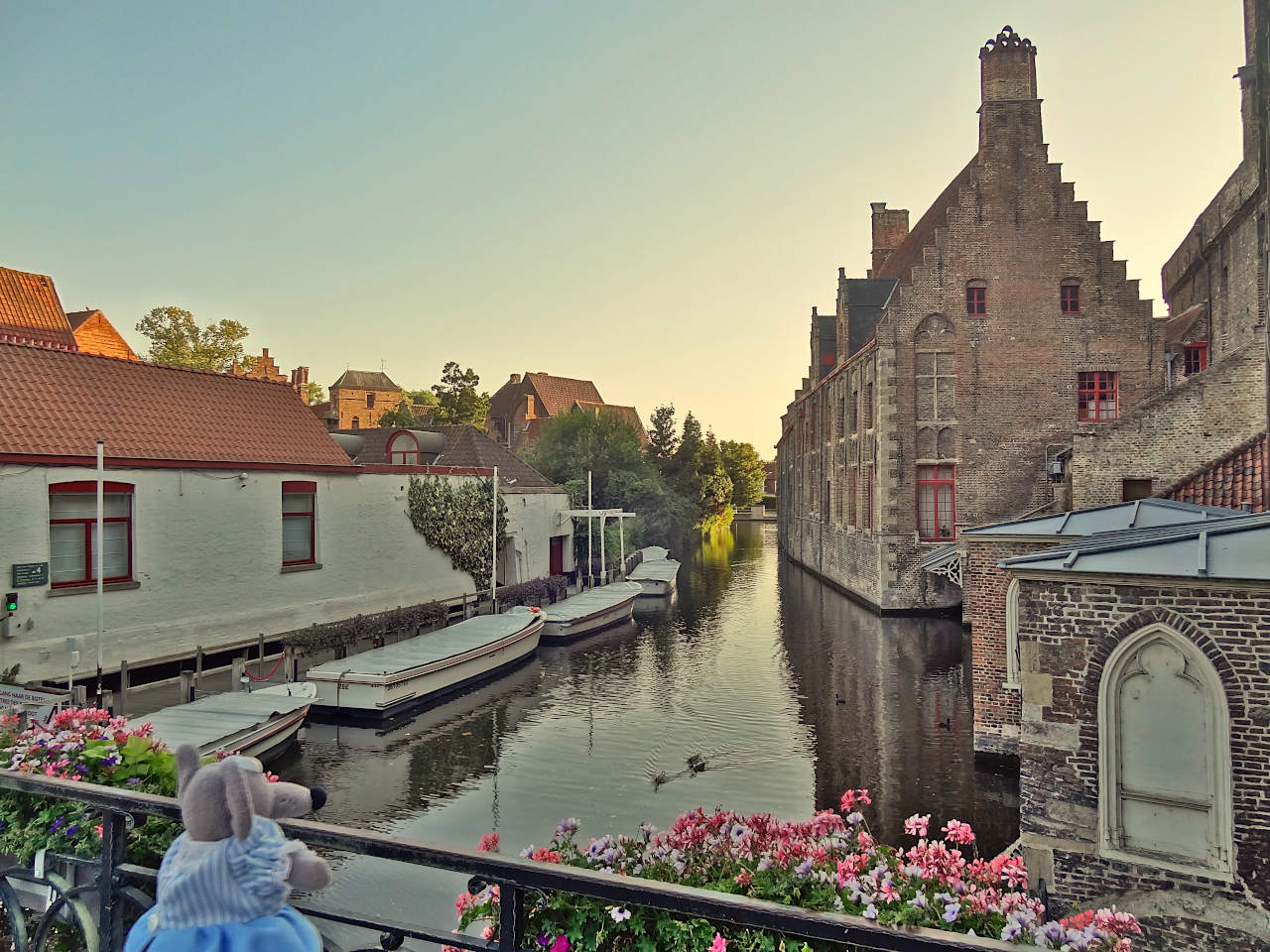 vue depuis le pont Maris à Bruges