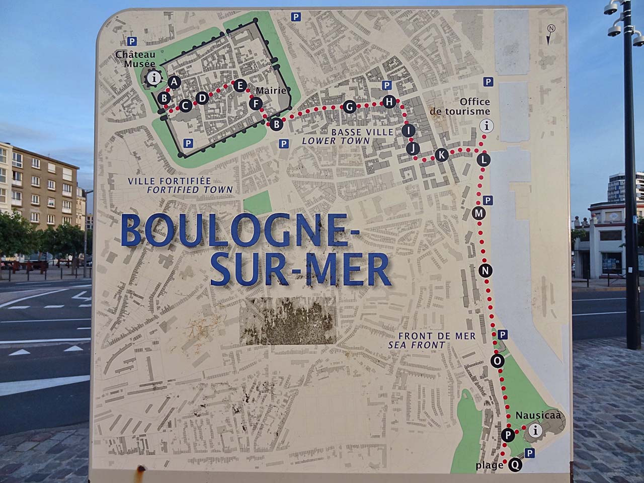 Itinéraire de visite de Boulogne-sur-Mer