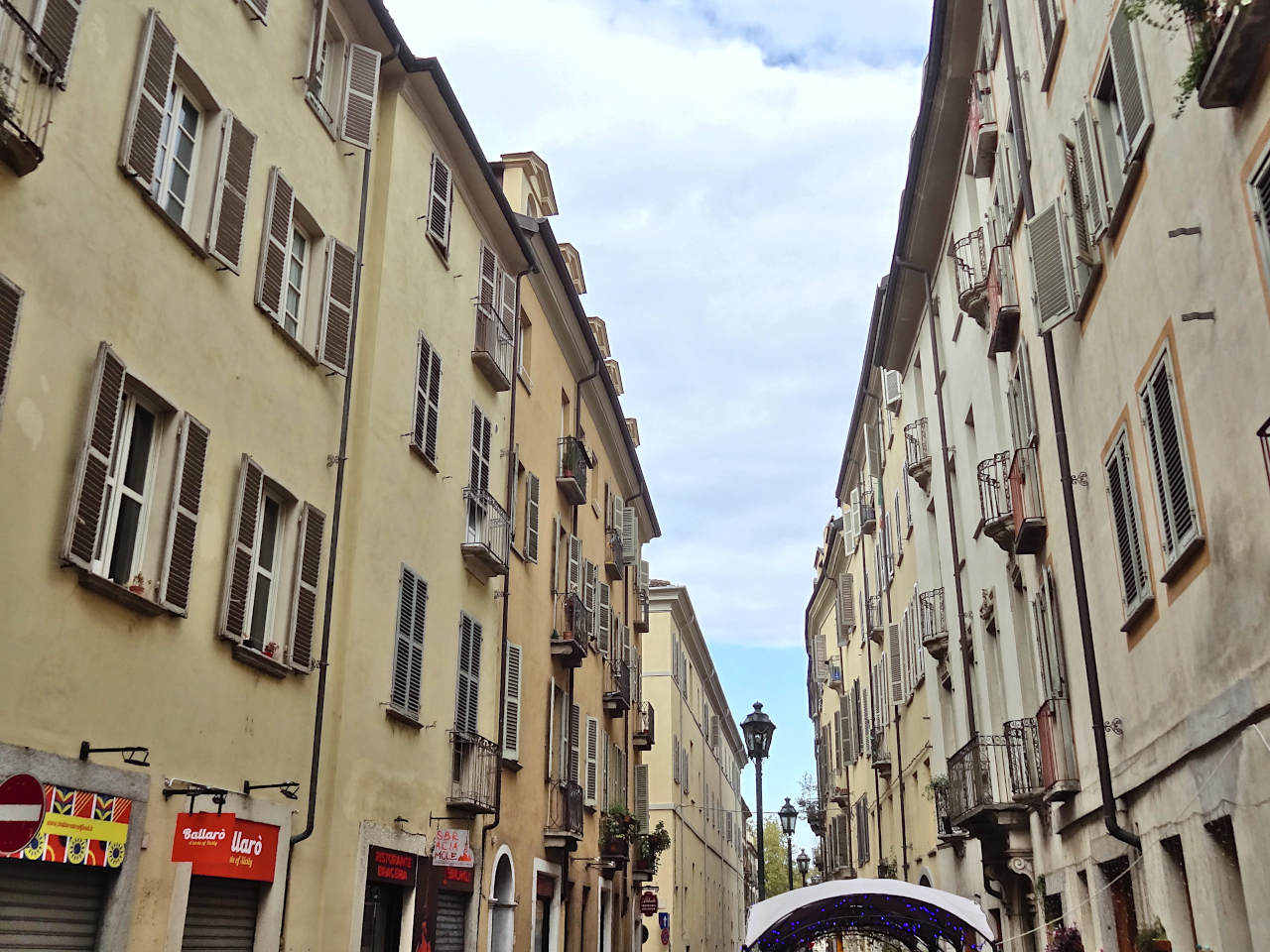 rue du quadrilatère romain de Turin