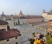 vue piazza castello depuis palazzo madama