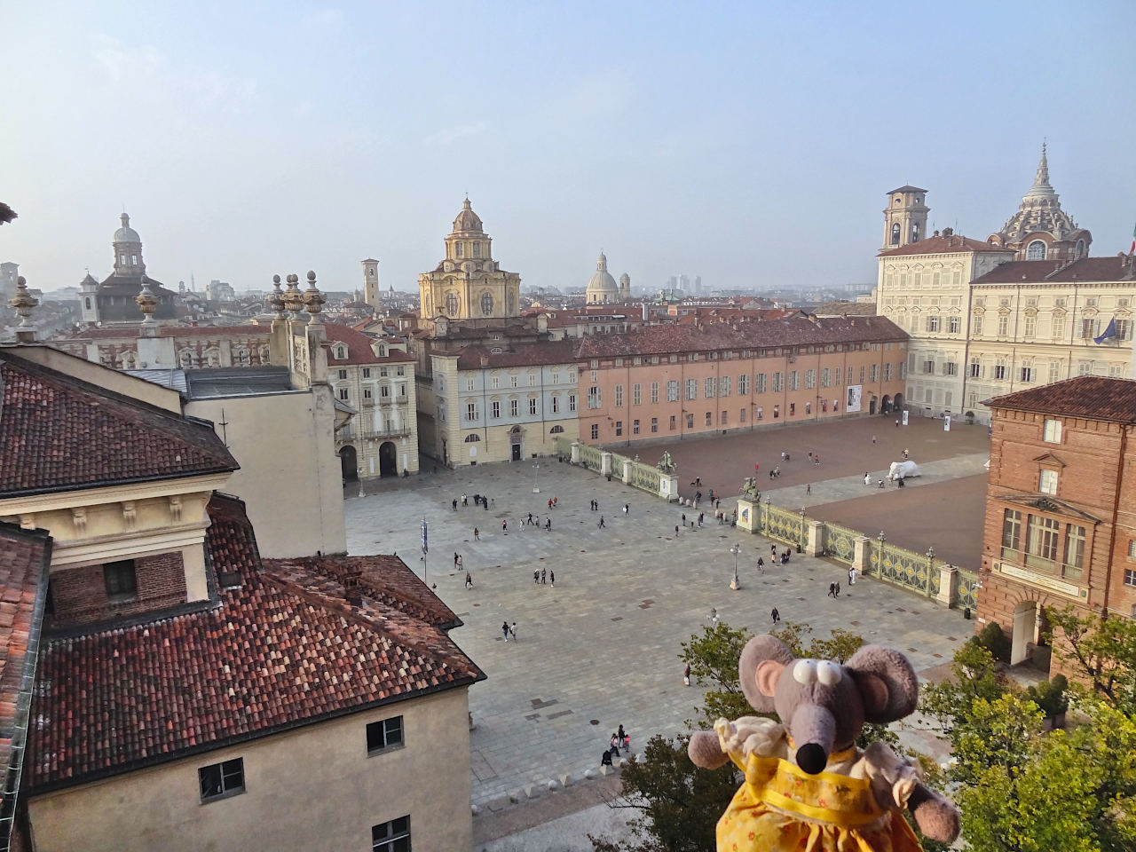 vue piazza castello depuis palazzo madama