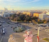 vue sur Madrid depuis le palais des Communications