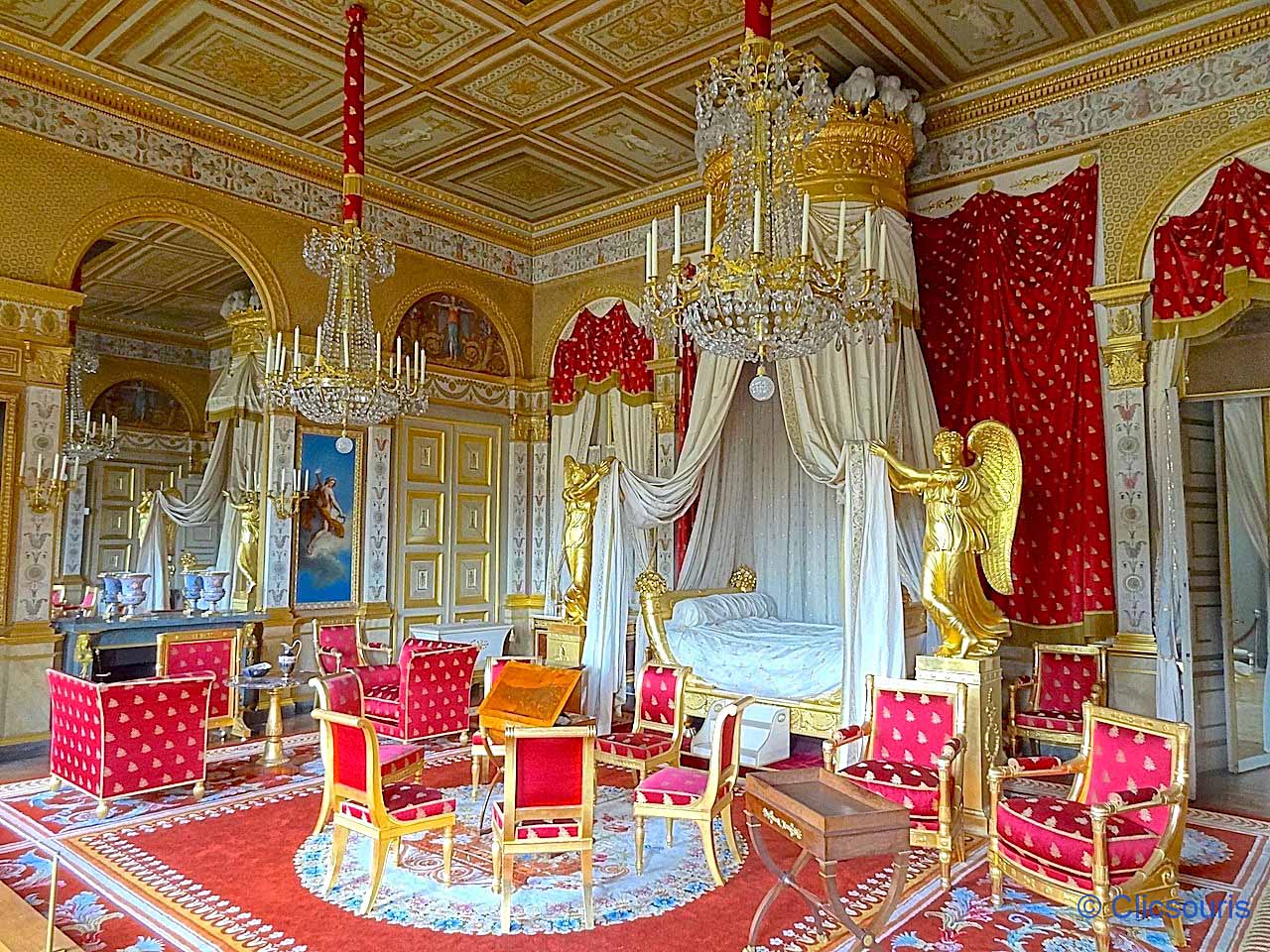 Chambre de l'Impératrice au château de Compiègne