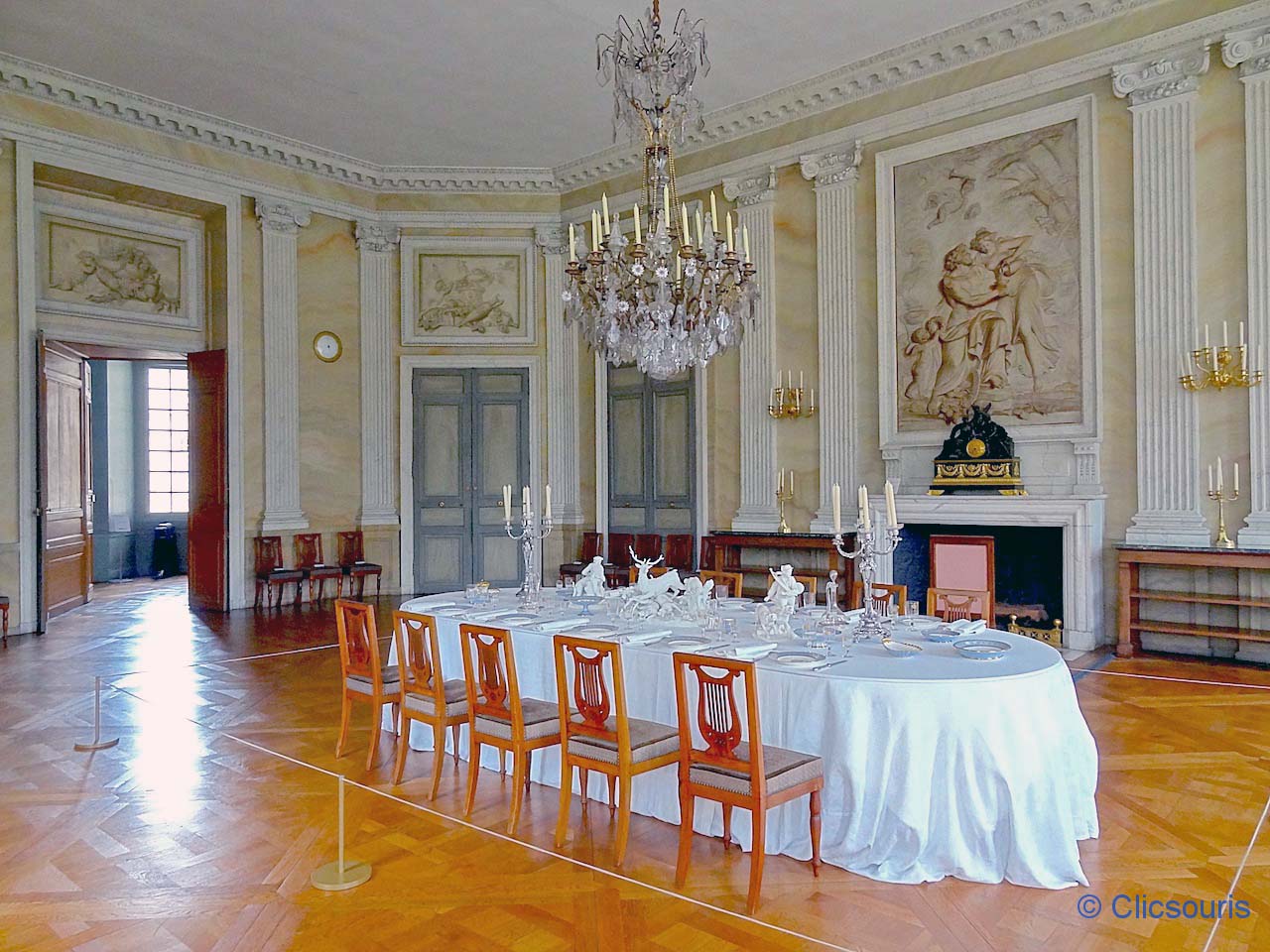 Salle à manger de l'Empereur au château de Compiègne