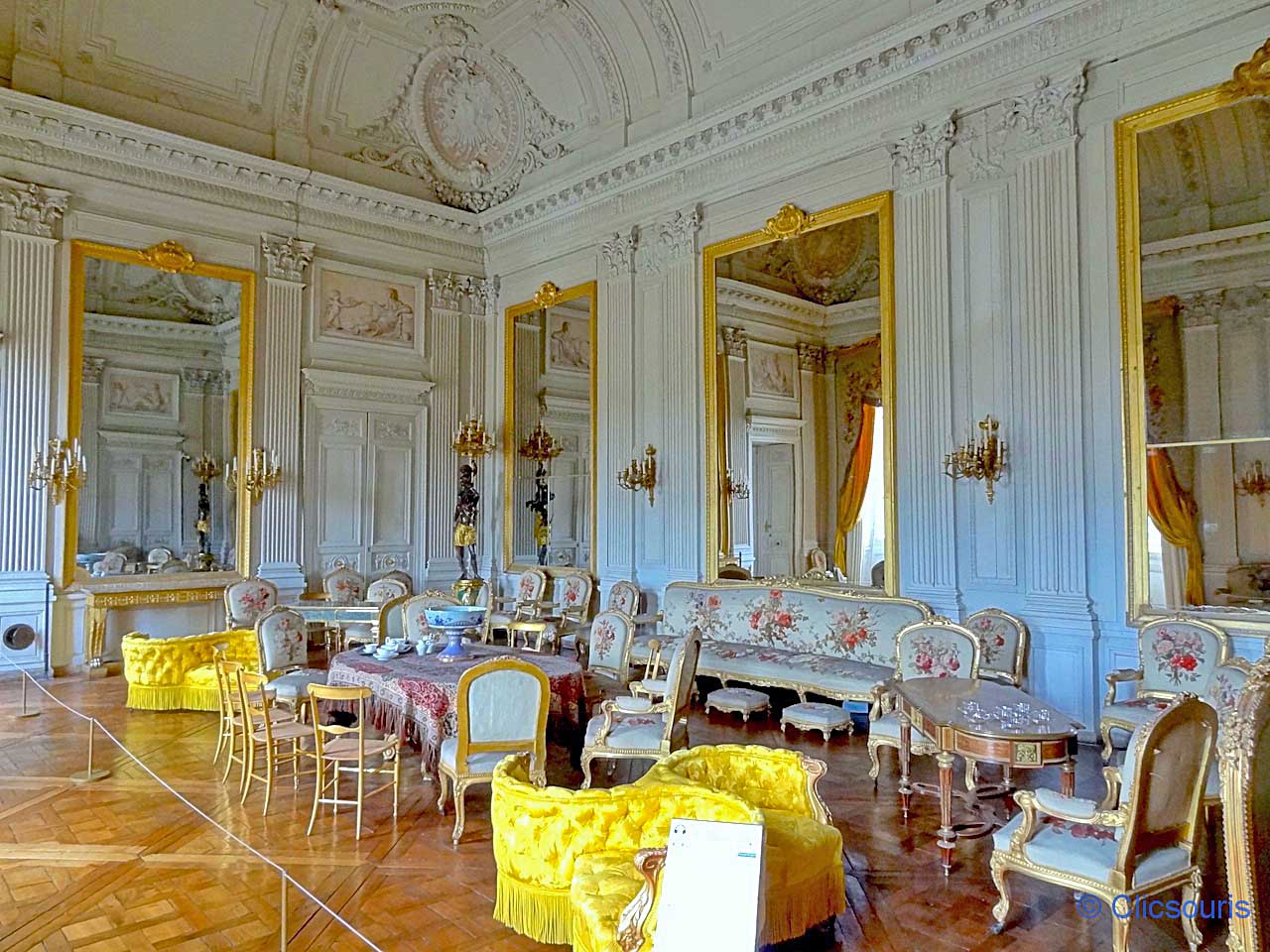 Salon de famille au château de Compiègne