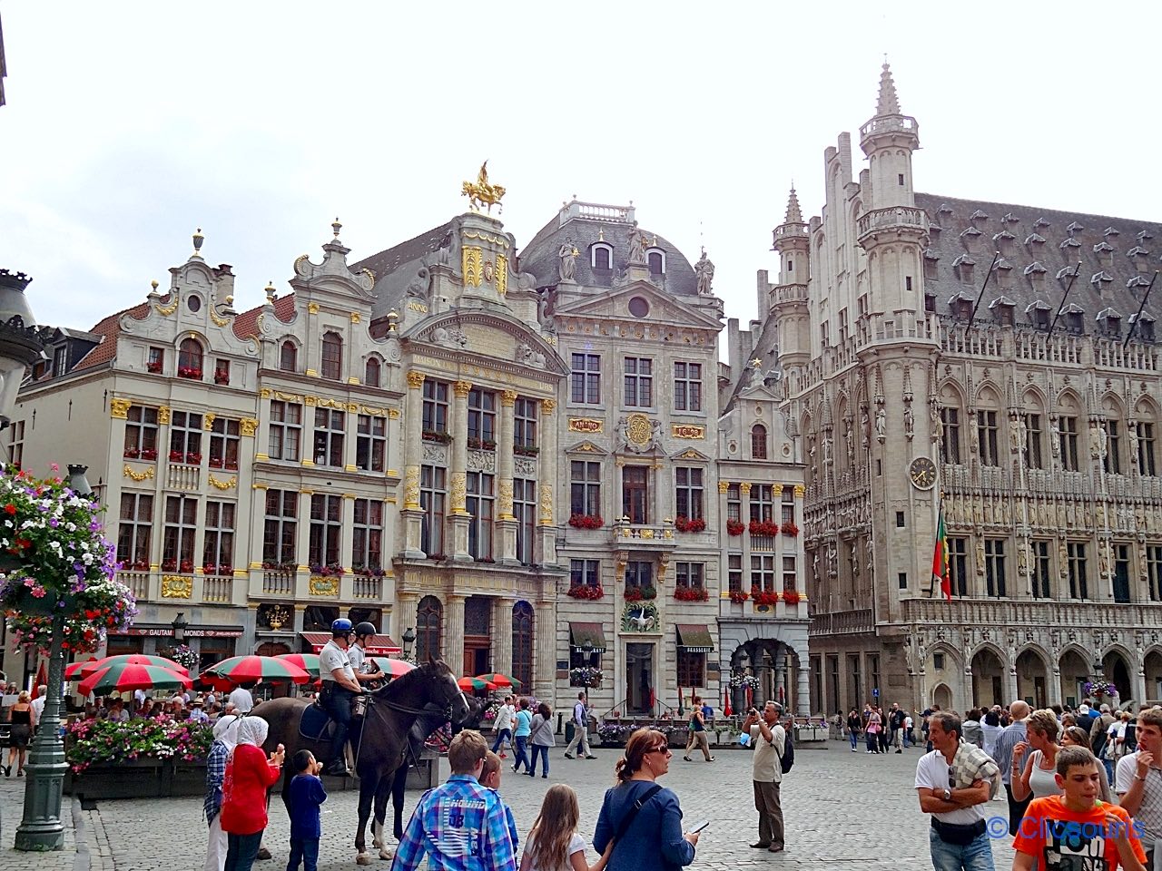 maisons des corporations sur la Grand-Place de Bruxelles