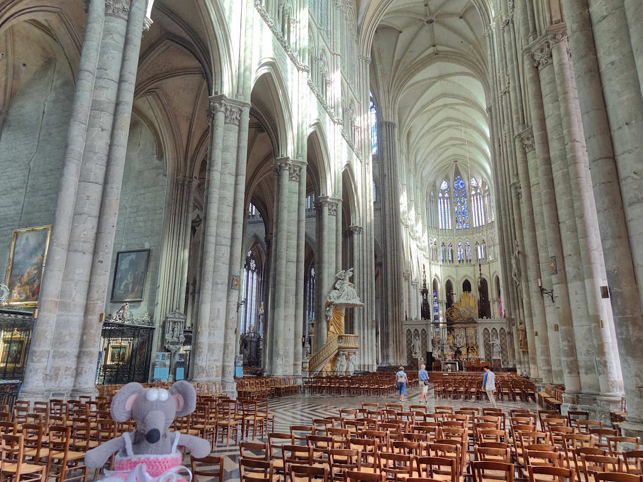 intérieur de la cathédrale d'Amiens
