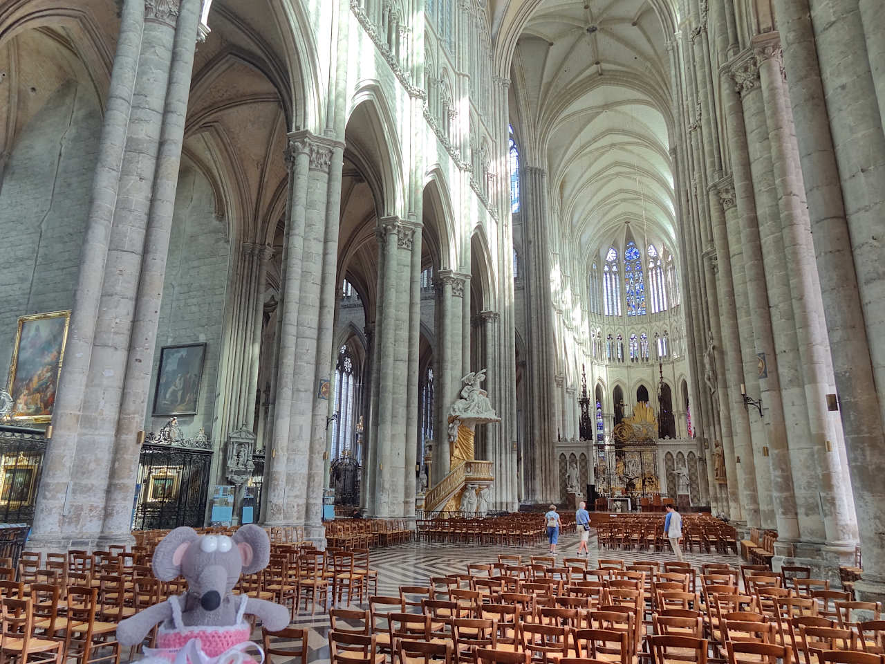 intérieur de la cathédrale d'Amiens