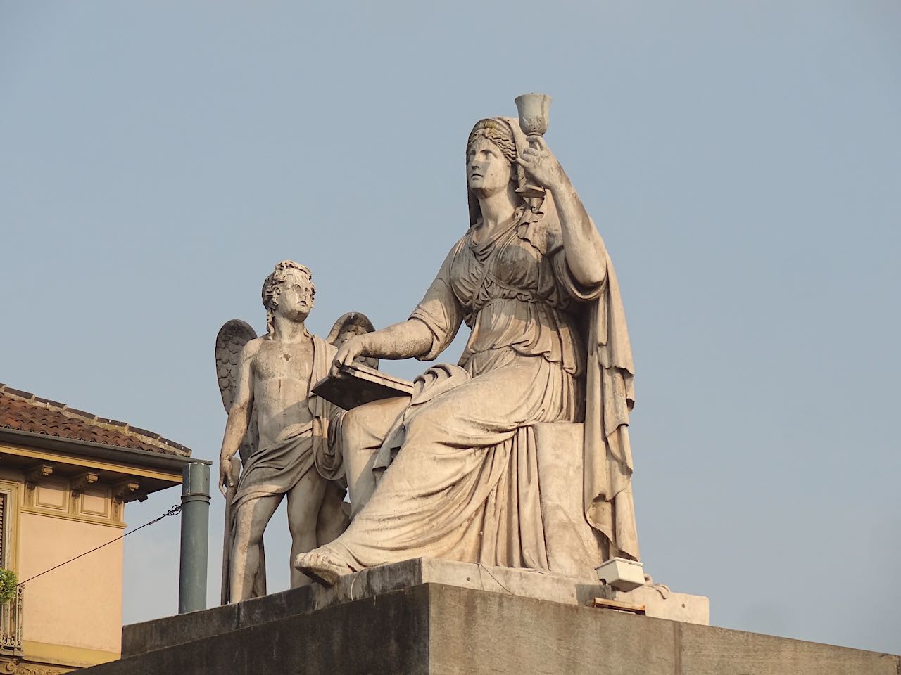 sculpture Gran Madre di Dio à Turin