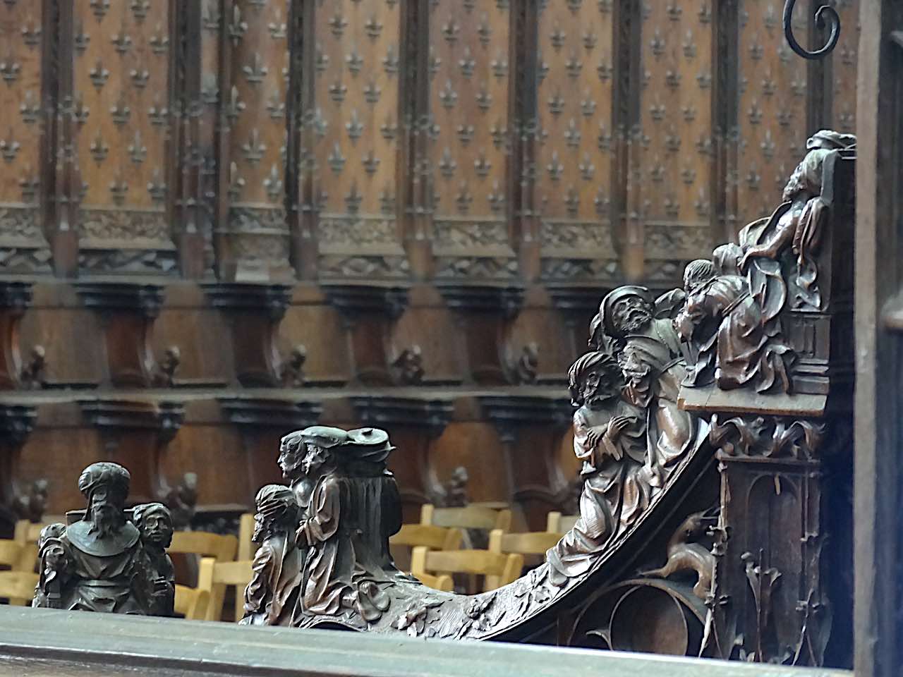 stalles de la cathédrale d'Amiens