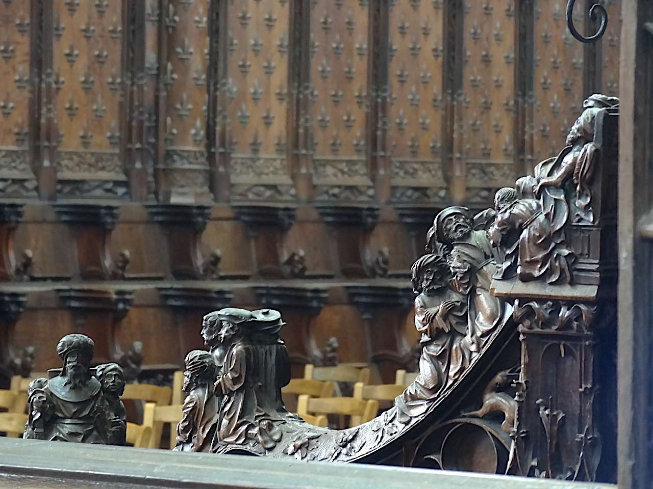 stalles de la cathédrale d'Amiens