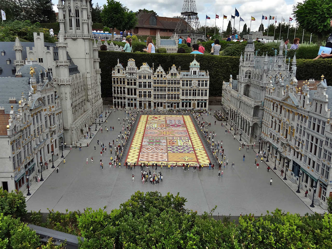 tapis de fleurs sur la Grand-Place de Bruxelles