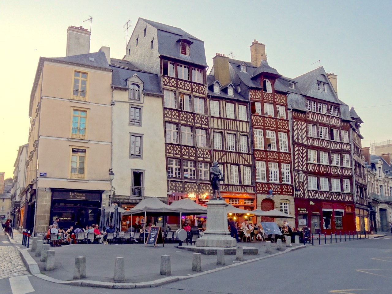 maisons à pans de bois à Rennes