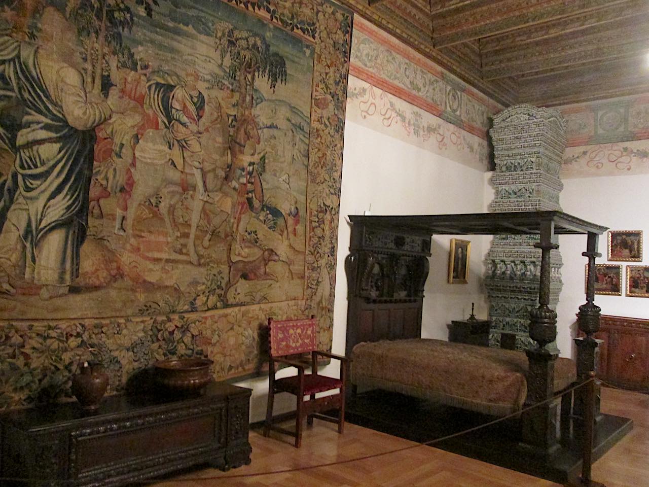 chambre du château de Wawel