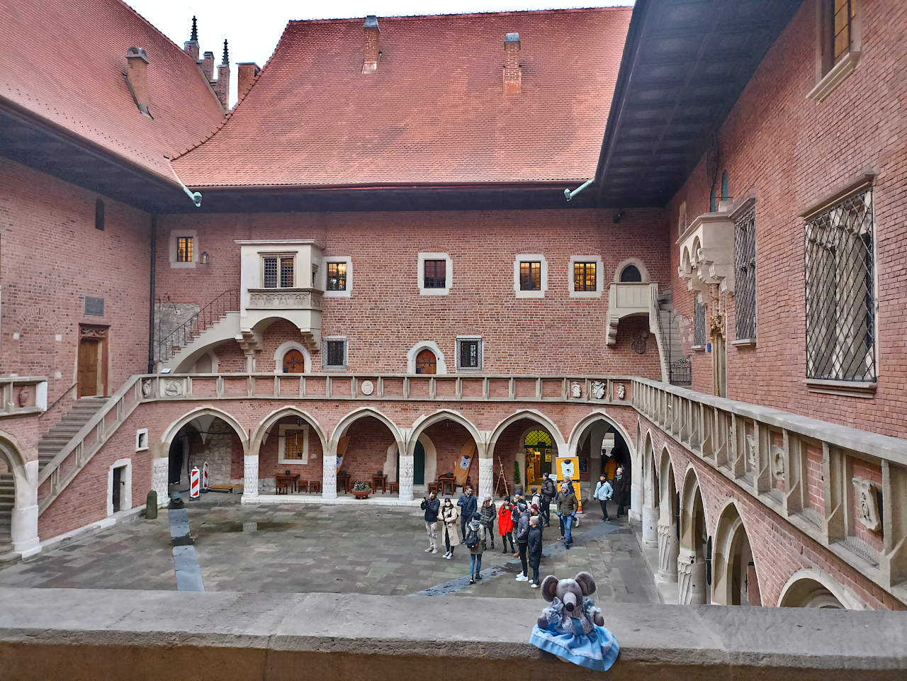 cour de l'université Jagellonne de Cracovie