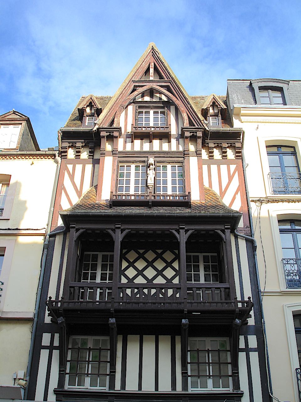 maison à pans de bois à Dieppe