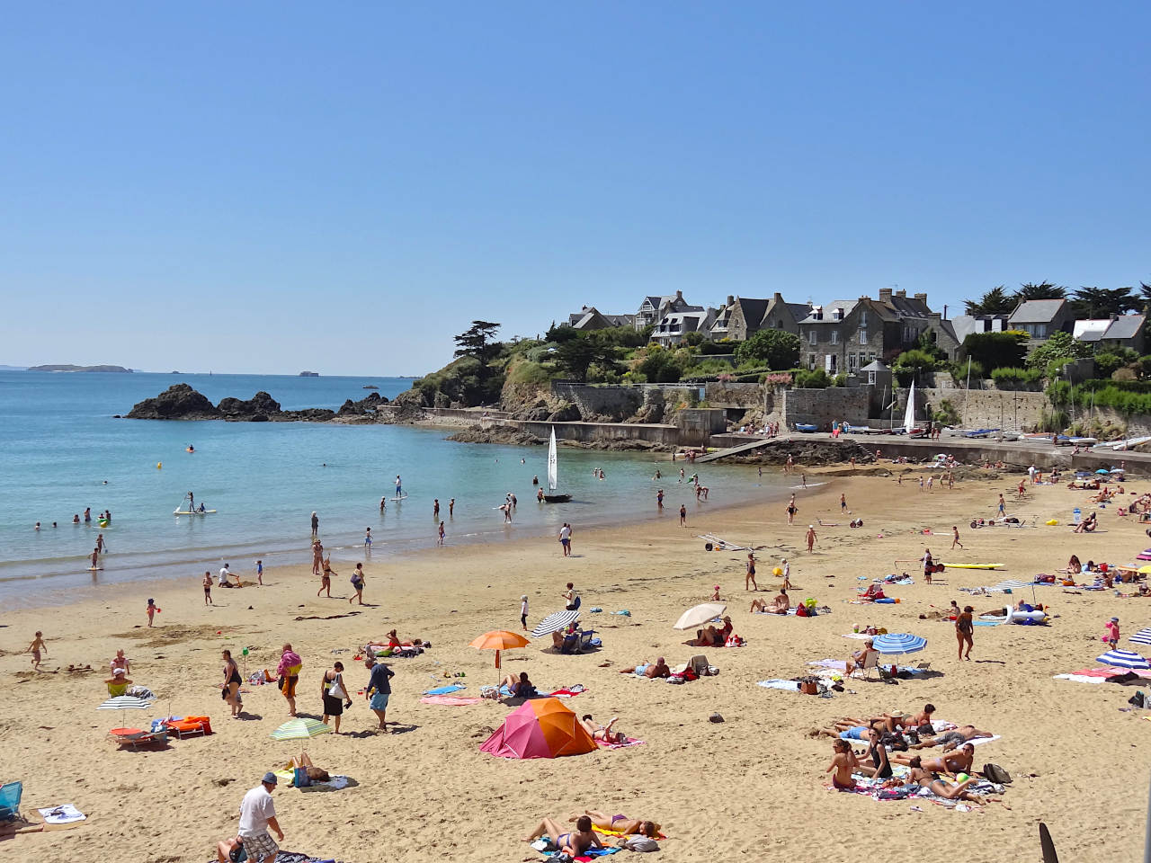 plage du Minihic à Saint-Malo