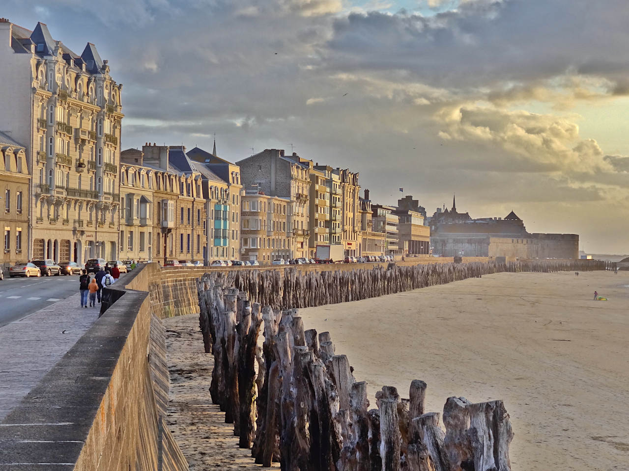 promenade du sillon à Saint-Malo