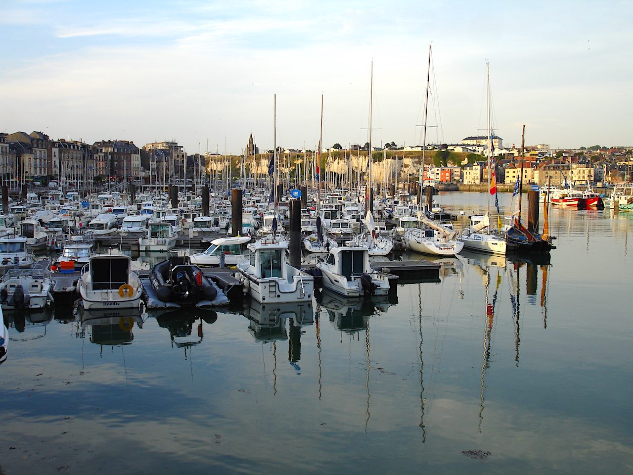 vue sur le quartier du Pollet de Dieppe