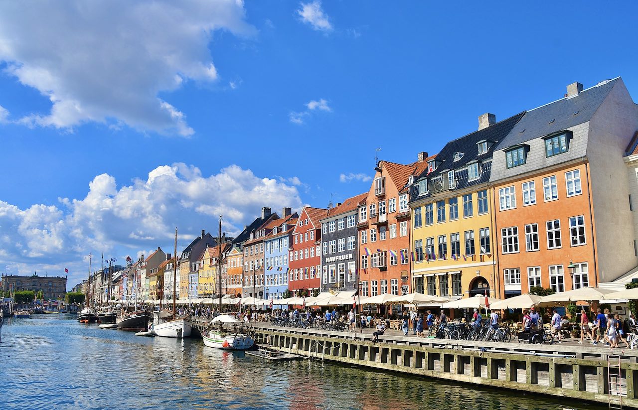 maisons sur le Nyhavn de Copenhague