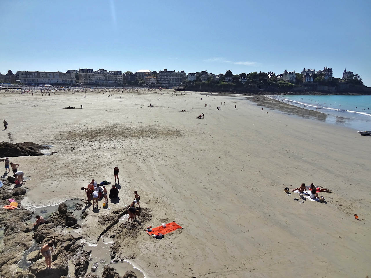 Plage de l’Écluse à Dinard