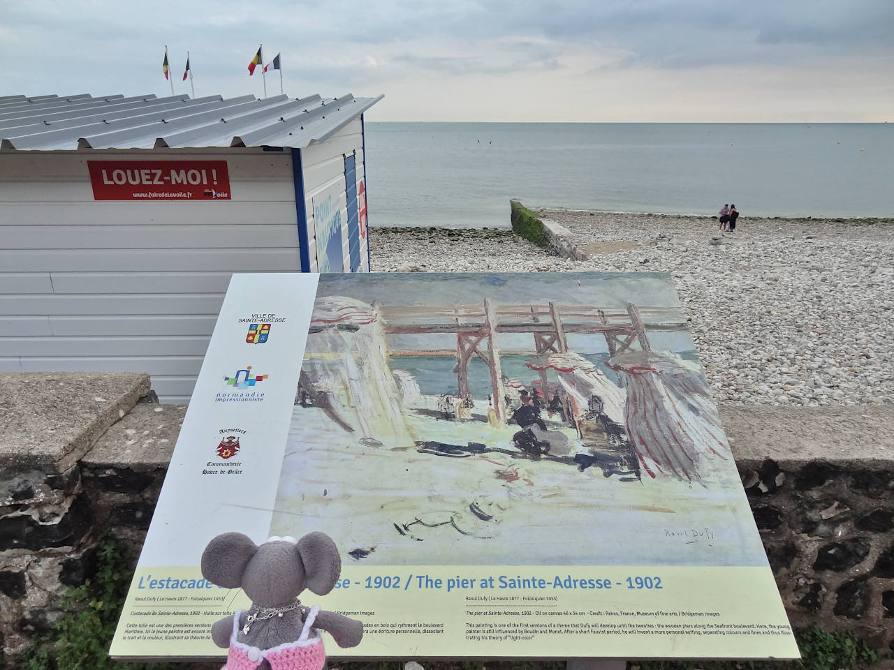 plaques émaillées à Sainte-Adresse