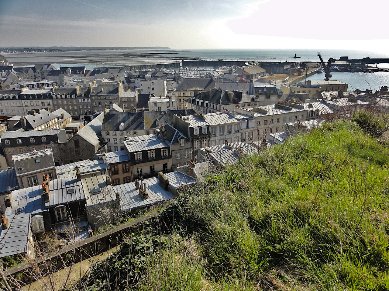 vue depuis les remparts de Granville