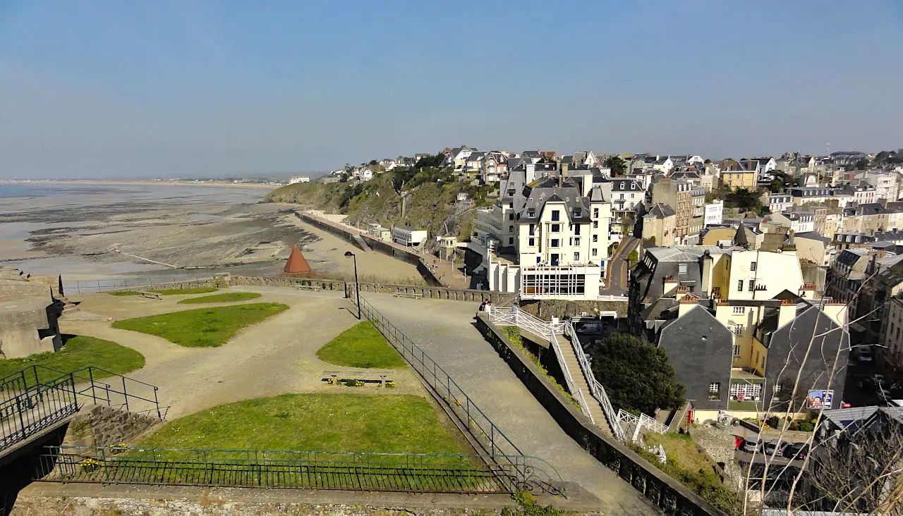 vue depuis les remparts de Granville