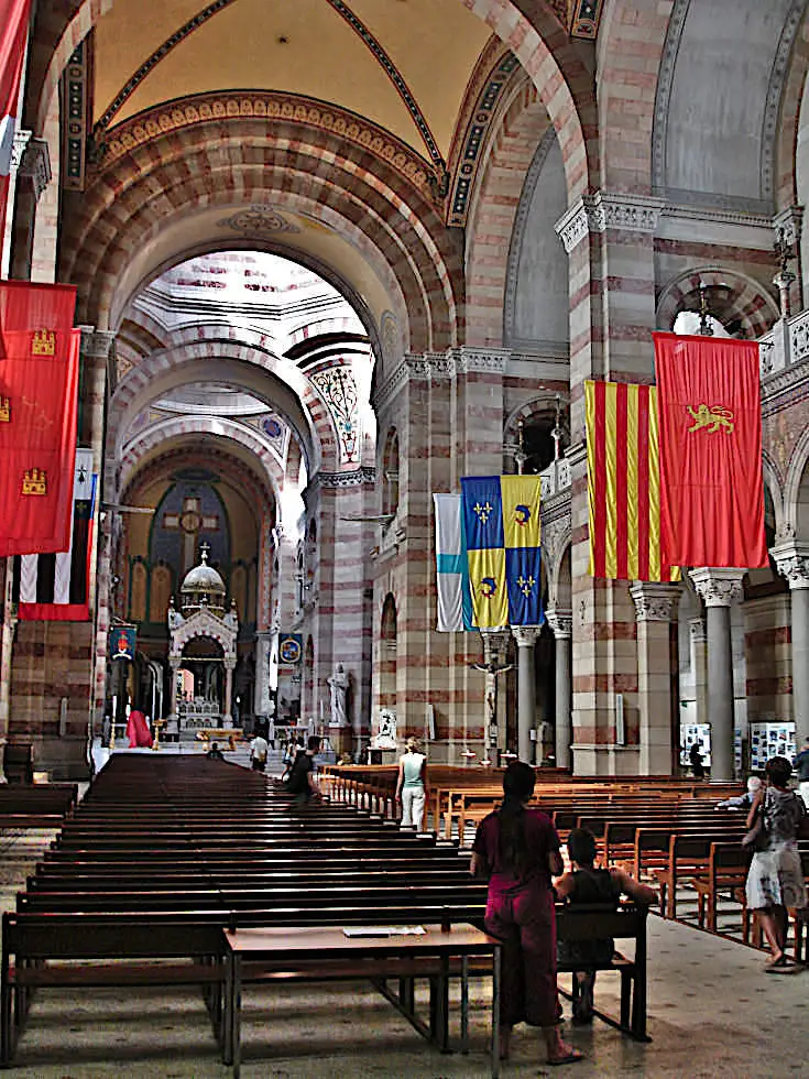 intérieur de la cathédrale de la Major Marseille