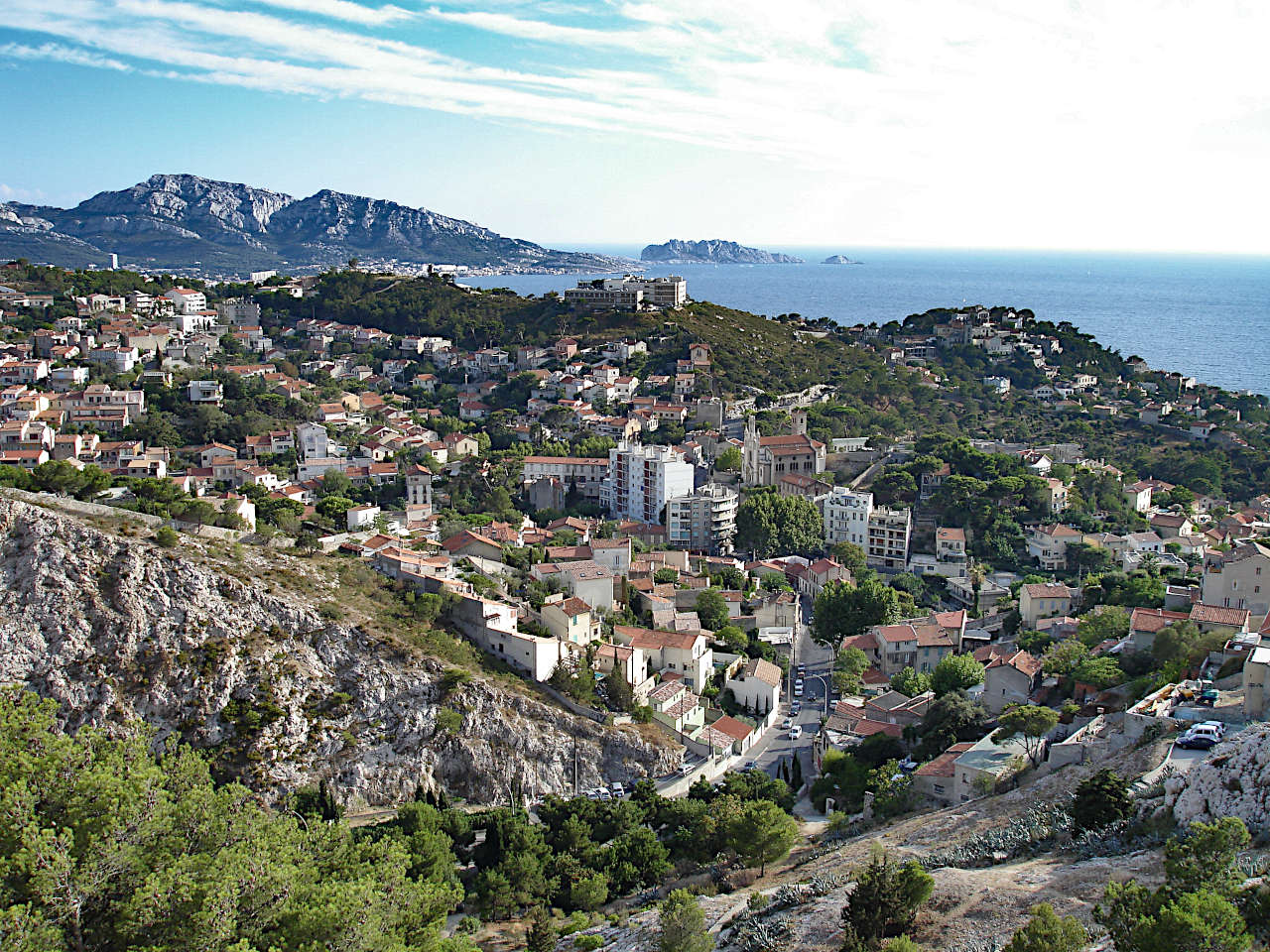 Vue sur Marseille depuis Notre-Dame-de-la-Garde