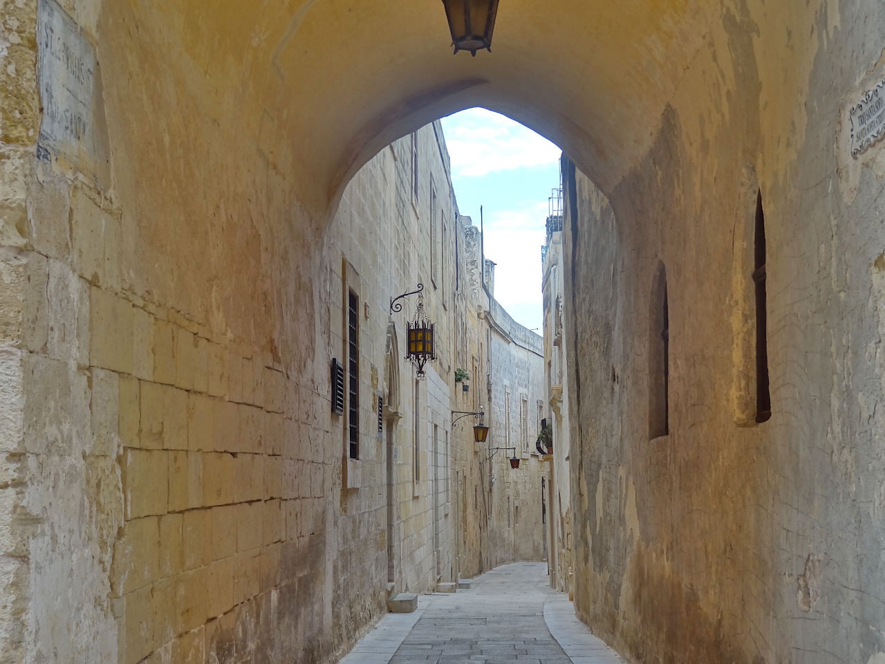 ruelle de Mdina à Malte