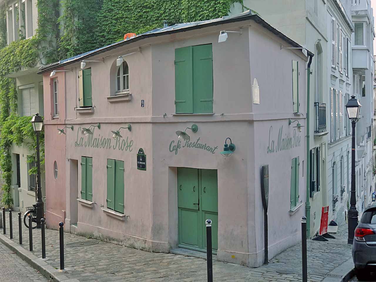 Maison Rose à Montmartre