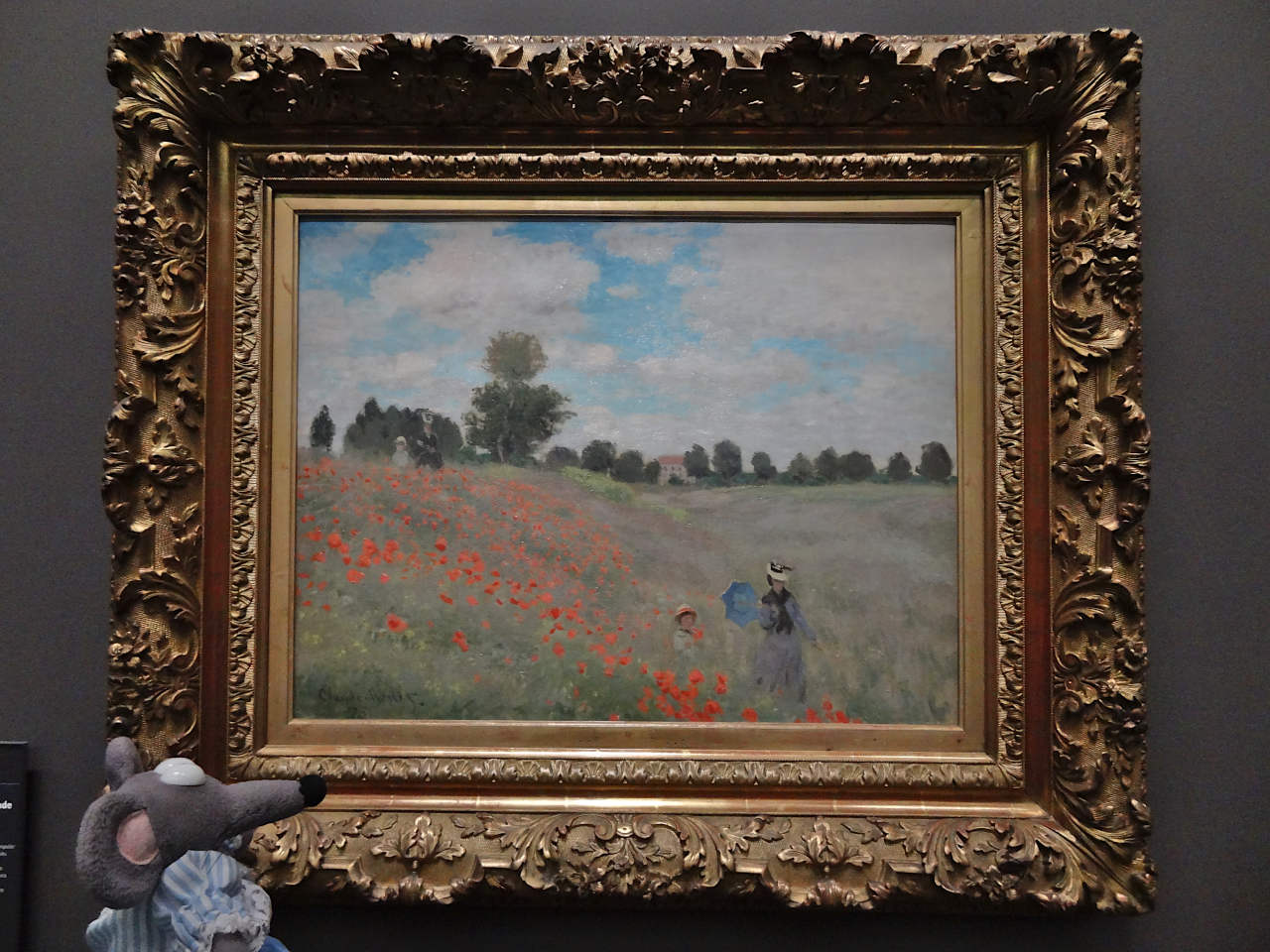 Les Coquelicots de Monet au musée d'Orsay de Paris