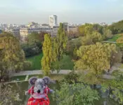 vue depuis la gloriette du parc Buttes Chaumont de Paris