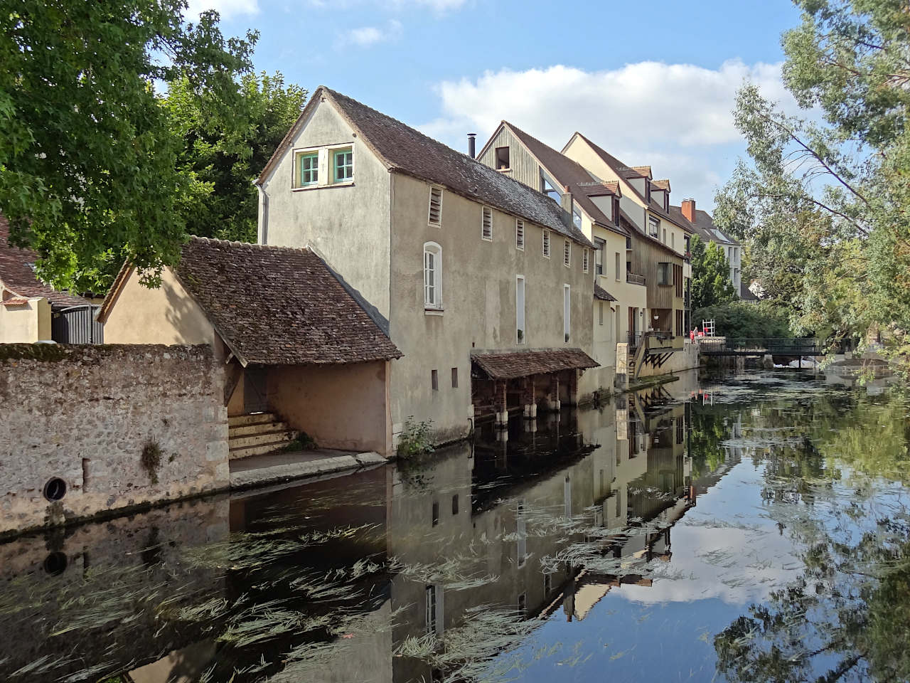 bord de l'Eure à Chartres