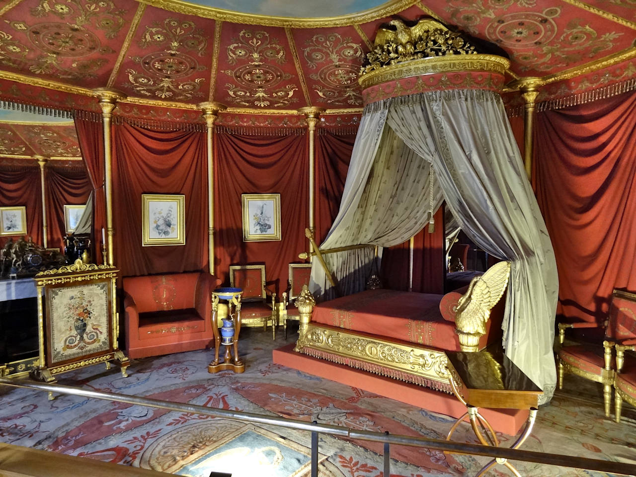 chambre de Napoléon à la Malmaison