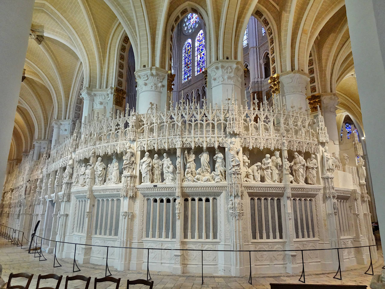 clôture de choeur de la cathédrale de Chartres