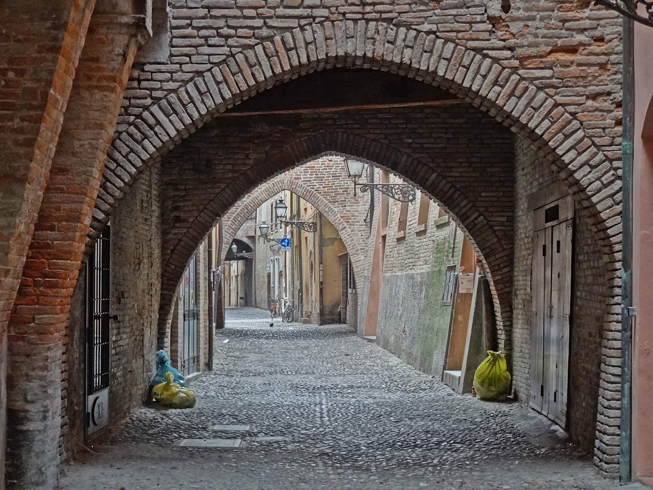 une rue du ghetto juif de Ferrare