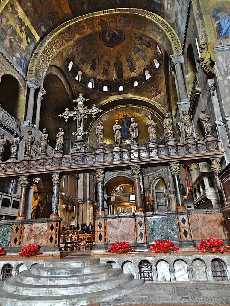 iconostase de la basilique Saint-Marc de Venise