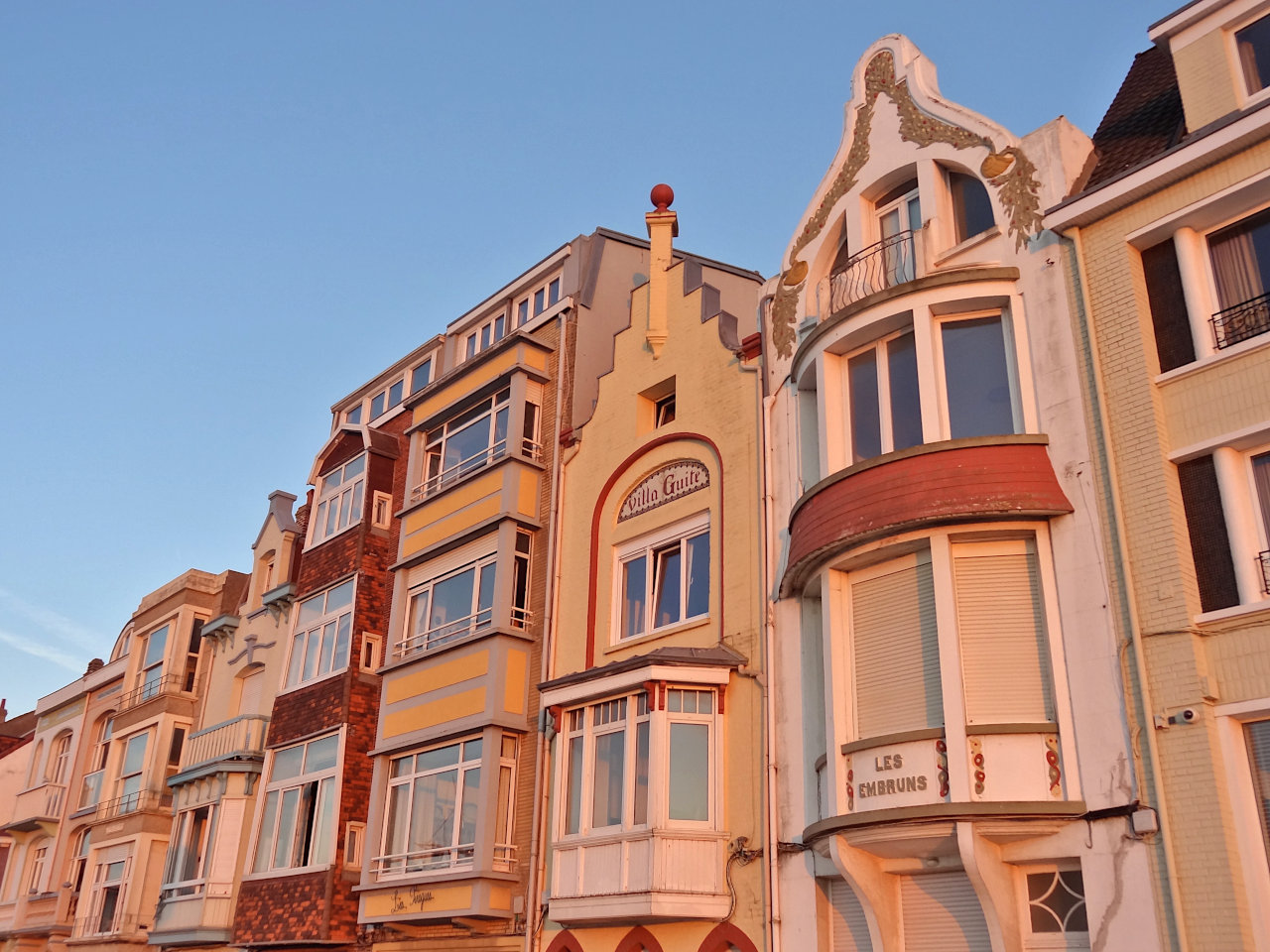 maisons sur la plage de Malo-les-Bains à Dunkerque