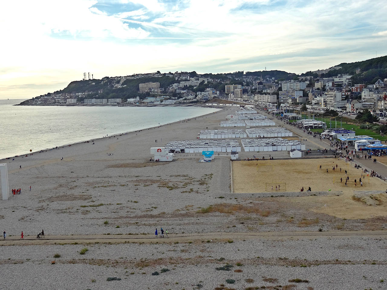 plage du Havre vue depuis la grande roue