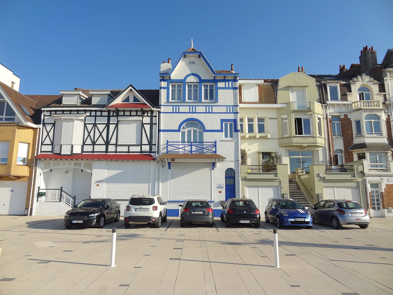 maisons sur la plage de Malo-les-Bains à Dunkerque